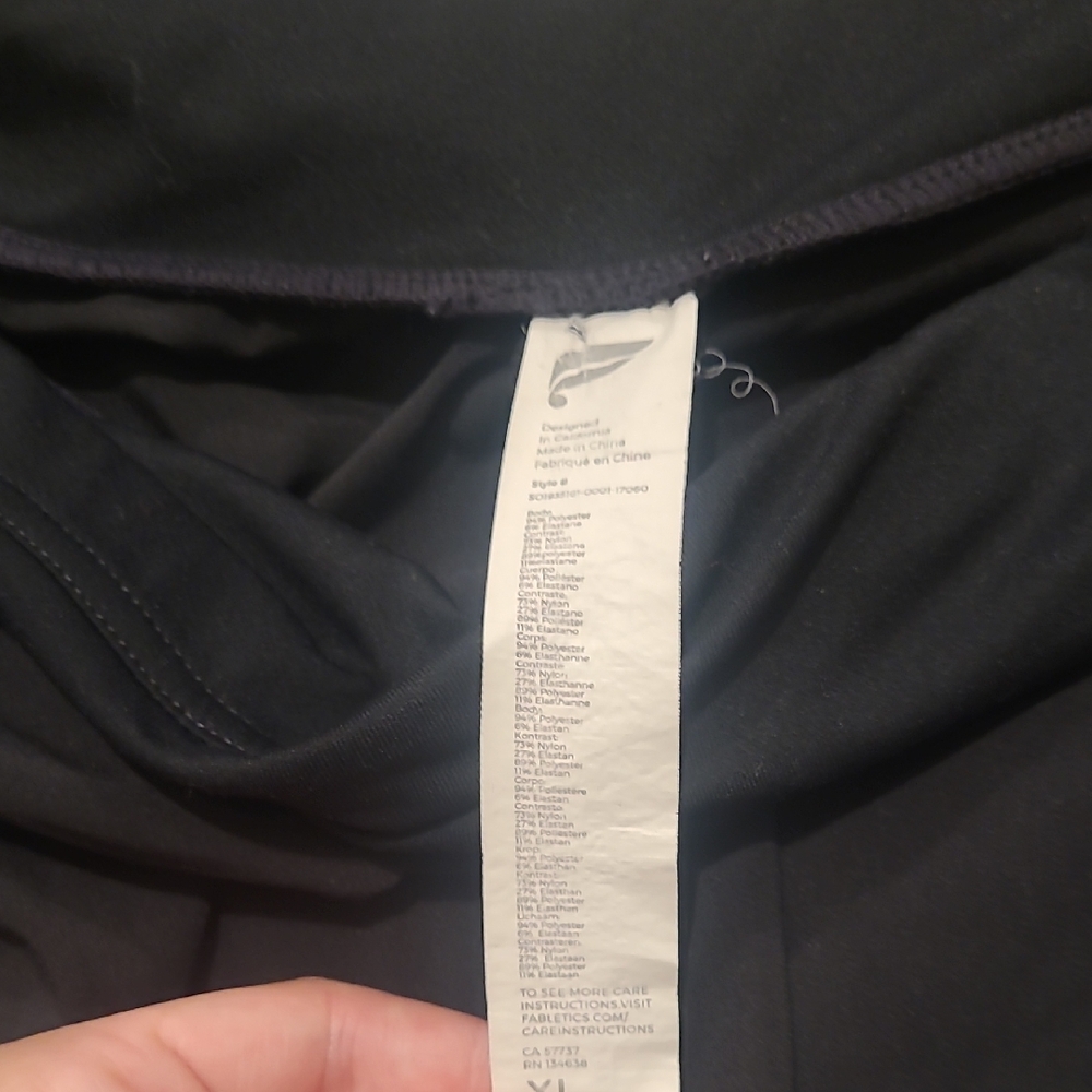 Fabletics Womens Xl Black Skort - Picture 2 of 9